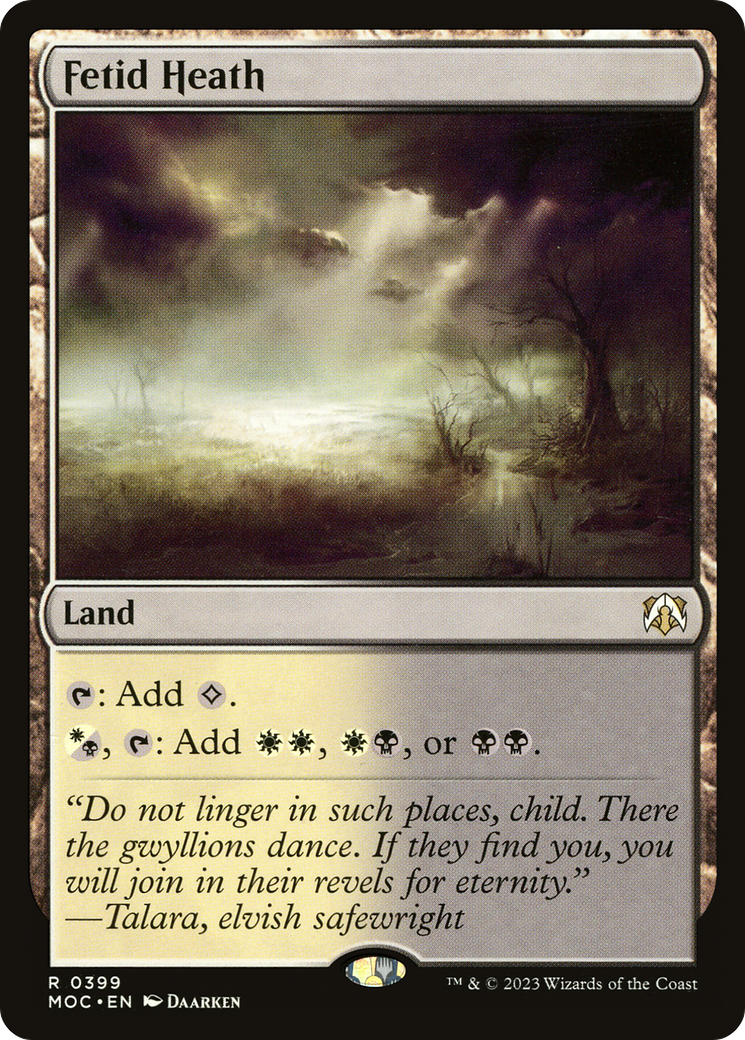 Fetid Heath [March of the Machine Commander]-1