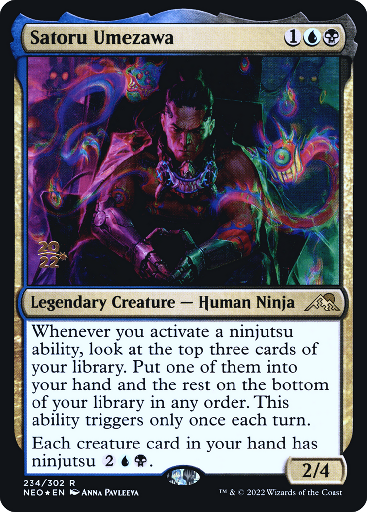 Satoru Umezawa [Kamigawa: Neon Dynasty Prerelease Promos]-1