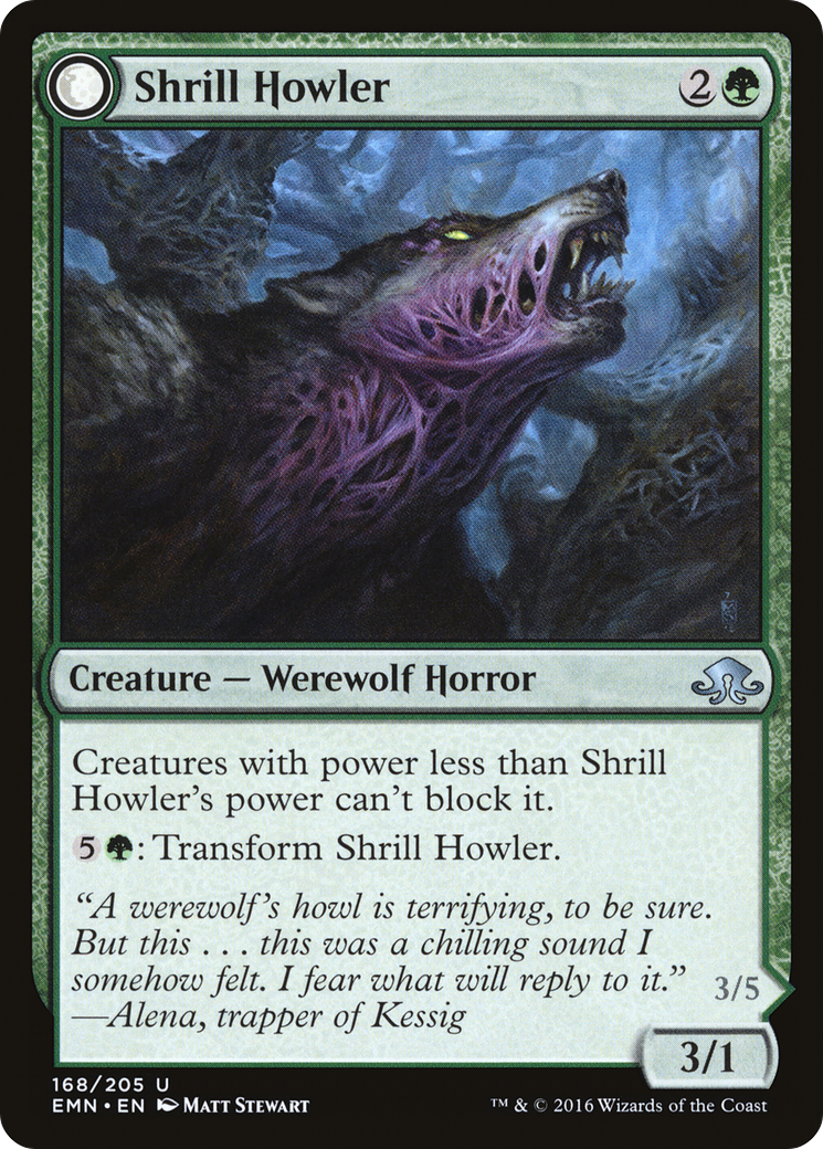 Shrill Howler // Howling Chorus [Eldritch Moon]-4
