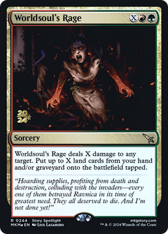 Worldsoul's Rage [Murders at Karlov Manor Prerelease Promos]-1