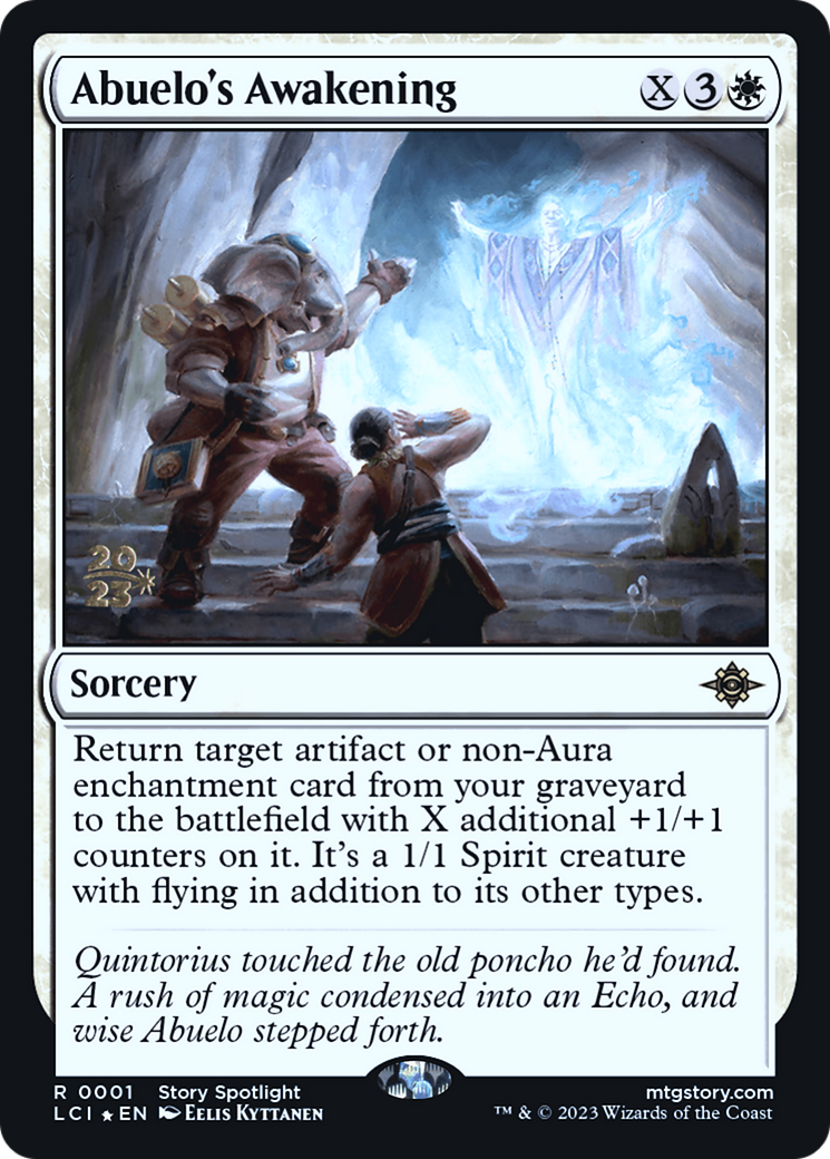 Abuelo's Awakening [The Lost Caverns of Ixalan Prerelease Cards]-1
