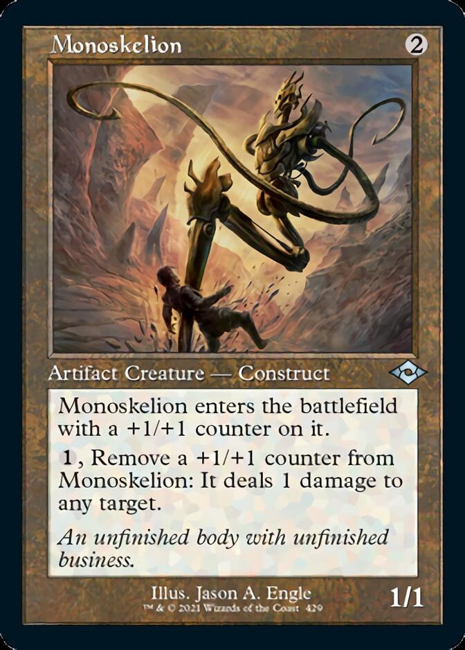 Monoskelion (Retro Foil Etched) [Modern Horizons 2]-2