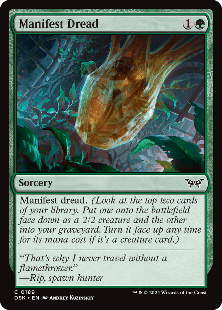 Manifest Dread [Duskmourn: House of Horror]-1