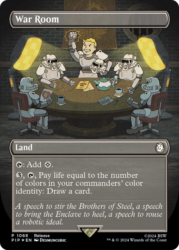 War Room (Borderless) (LARP-1068) - Fallout (Borderless) Foil-1