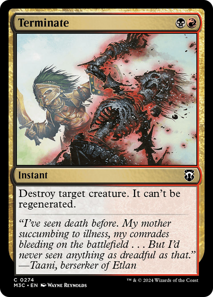 Terminate [Modern Horizons 3 Commander]-1