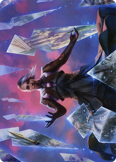 Behold the Multiverse // Behold the Multiverse (ASKHM-010) - Art Series: Kaldheim (Borderless) Foil-1