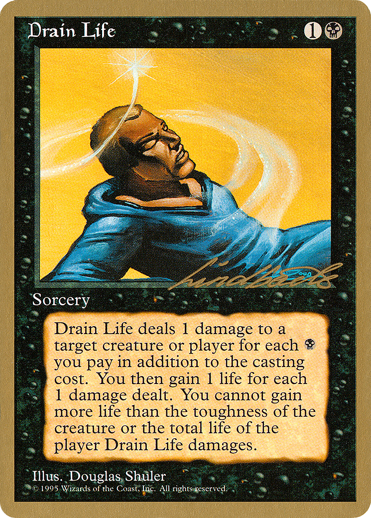 Drain Life (Leon Lindback) [Pro Tour Collector Set]-1