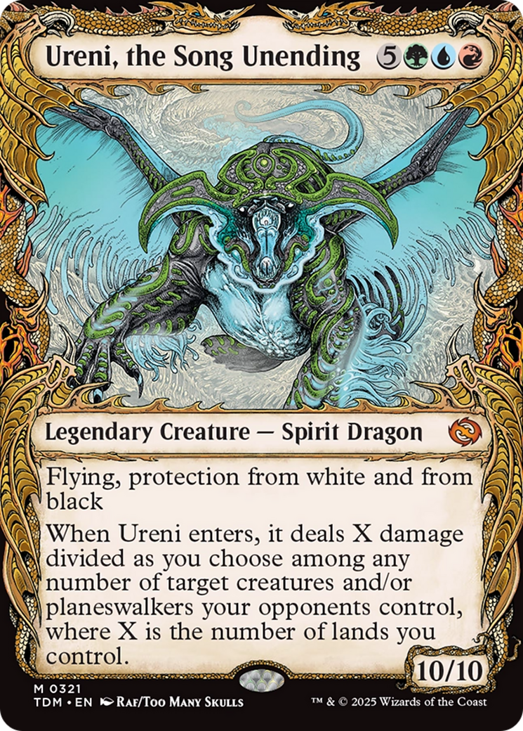 Ureni, the Song Unending (Showcase) (TDM-321) - Tarkir: Dragonstorm: (Showcase) Foil-1