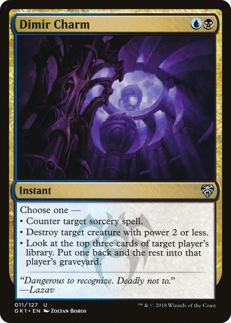 Dimir Charm [Guilds of Ravnica Guild Kit]-1