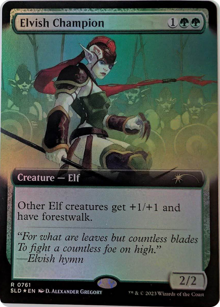 Elvish Champion (Extended Art) [Secret Lair Drop Series]-1