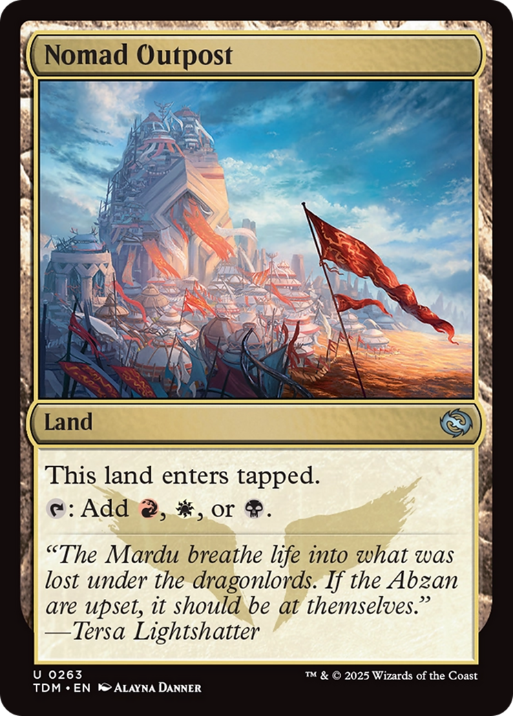 Nomad Outpost [Tarkir: Dragonstorm]-1
