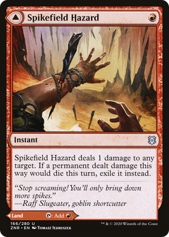 Spikefield Hazard // Spikefield Cave [Zendikar Rising]-3