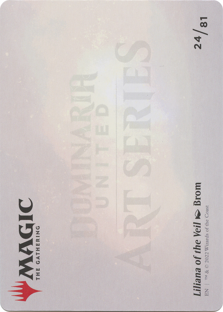 Liliana of the Veil // Liliana of the Veil (ADMU-024) - Dominaria United Art Series (Borderless)-2