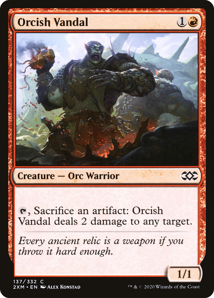 Orcish Vandal [Double Masters]-1