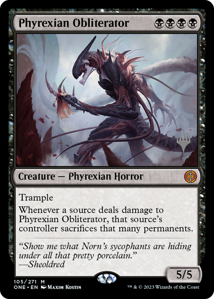 Phyrexian Obliterator (Promo Pack) [Phyrexia: All Will Be One Promos]-1