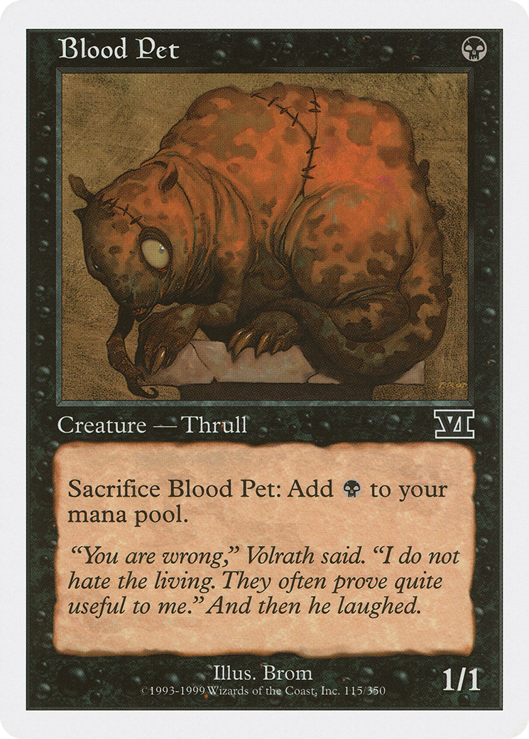 Blood Pet [Classic Sixth Edition]-1
