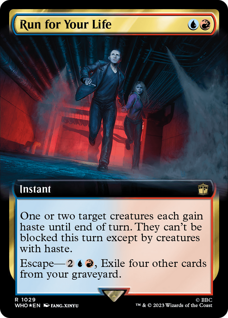 Run for Your Life (Extended Art) (Surge Foil) [Doctor Who]-1