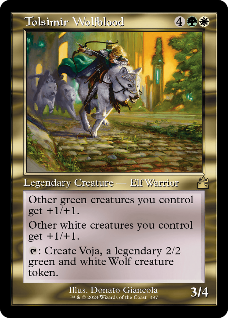 Tolsimir Wolfblood (Retro Frame) [Ravnica Remastered]-1