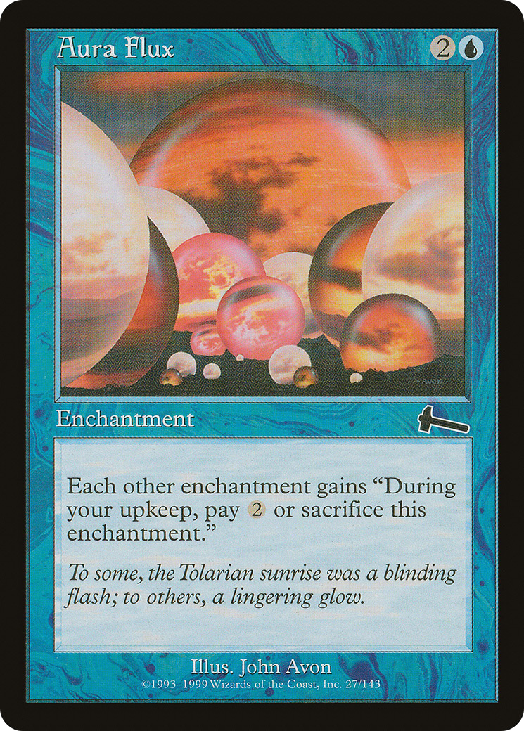 Aura Flux [Urza's Legacy]-1