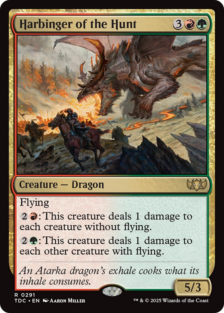 Harbinger of the Hunt [Tarkir: Dragonstorm Commander]-1