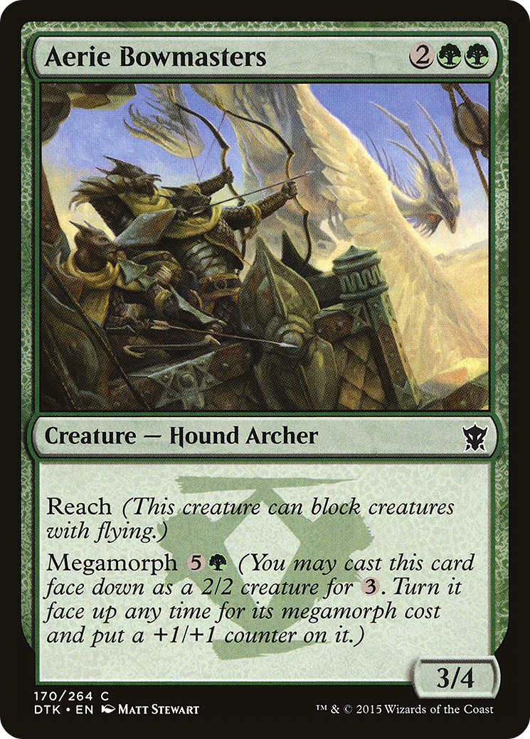 Aerie Bowmasters [Dragons of Tarkir]-1
