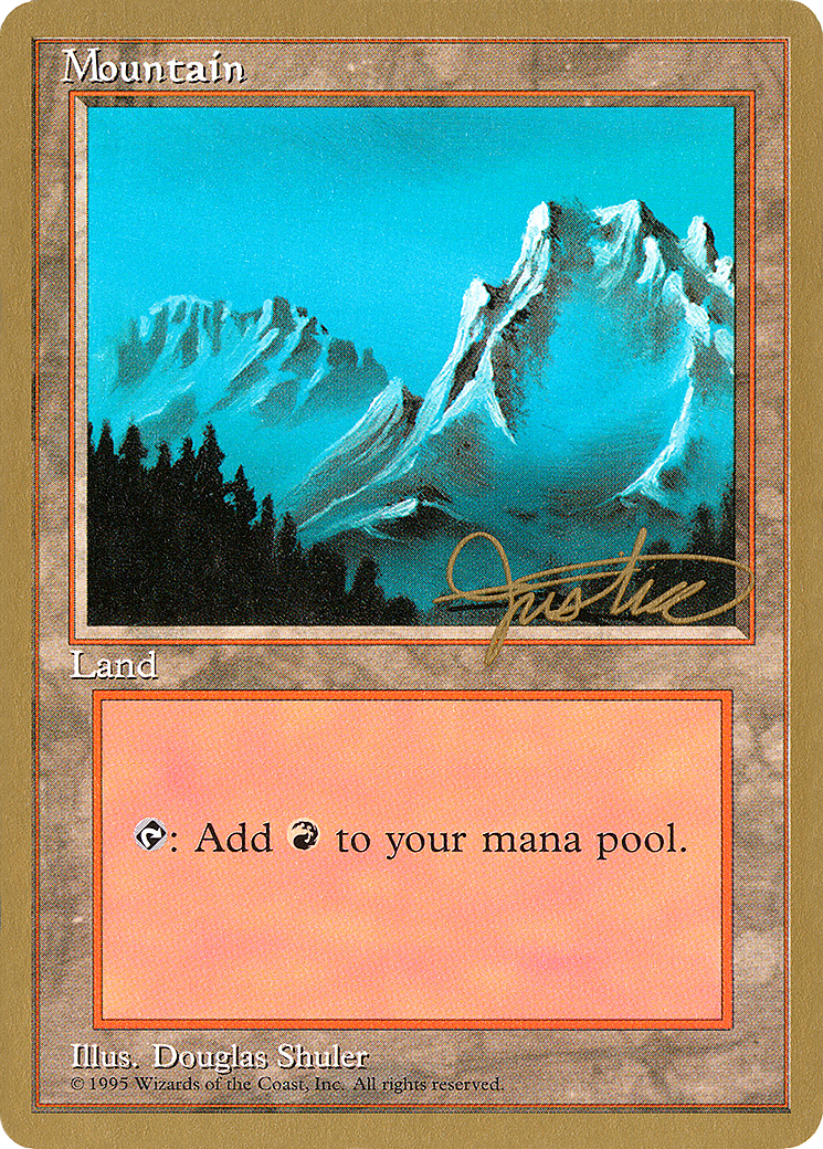 Mountain (mj374) (Mark Justice) [Pro Tour Collector Set]-1