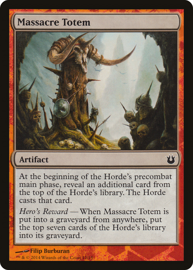 Massacre Totem [Born of the Gods Battle the Horde]-1