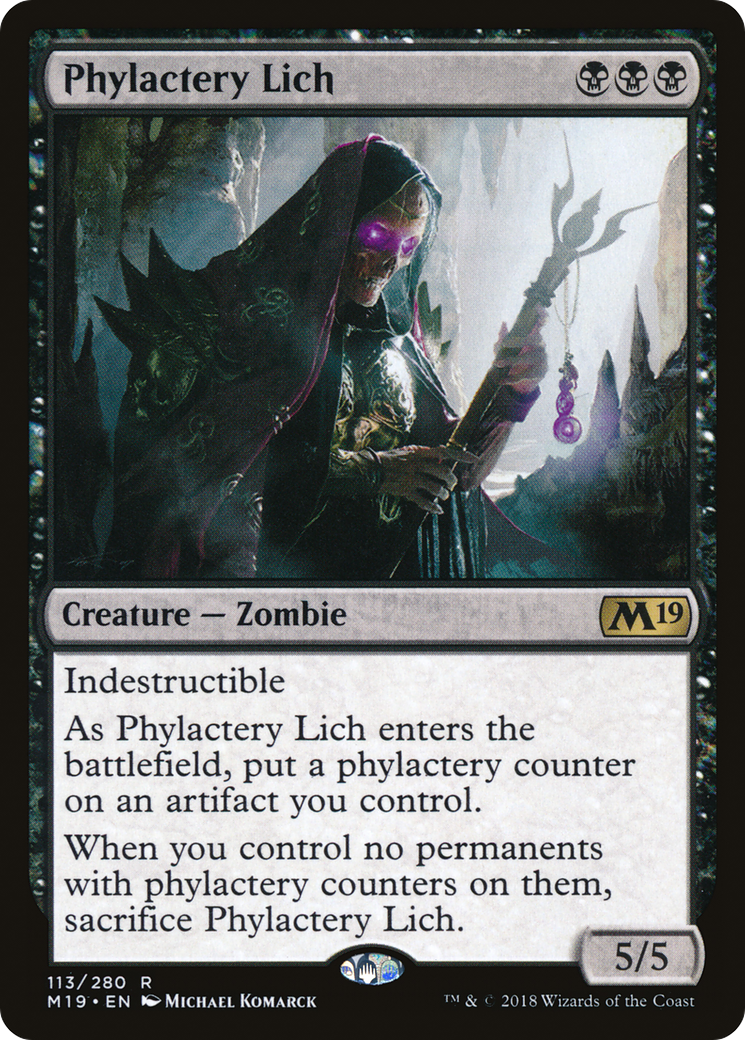 Phylactery Lich [Core Set 2019]-1