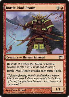 Battle-Mad Ronin [Champions of Kamigawa]-1