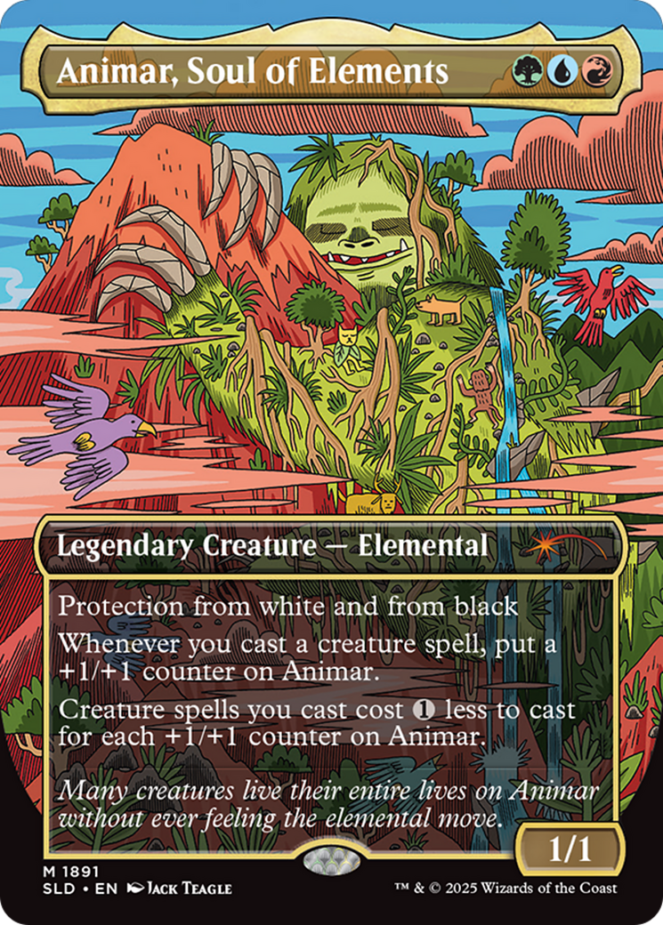 Animar, Soul of Elements (Rainbow Foil) [Secret Lair Drop Series]-1