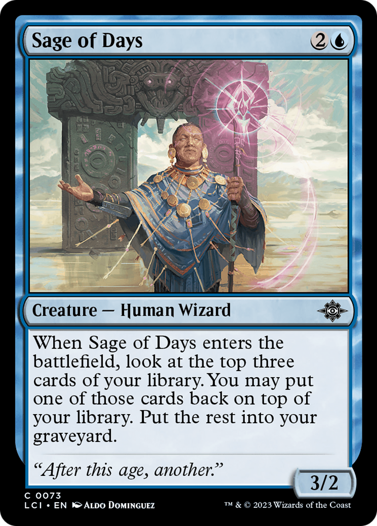 Sage of Days [The Lost Caverns of Ixalan]-1