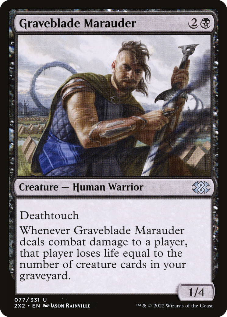 Graveblade Marauder [Double Masters 2022]-1