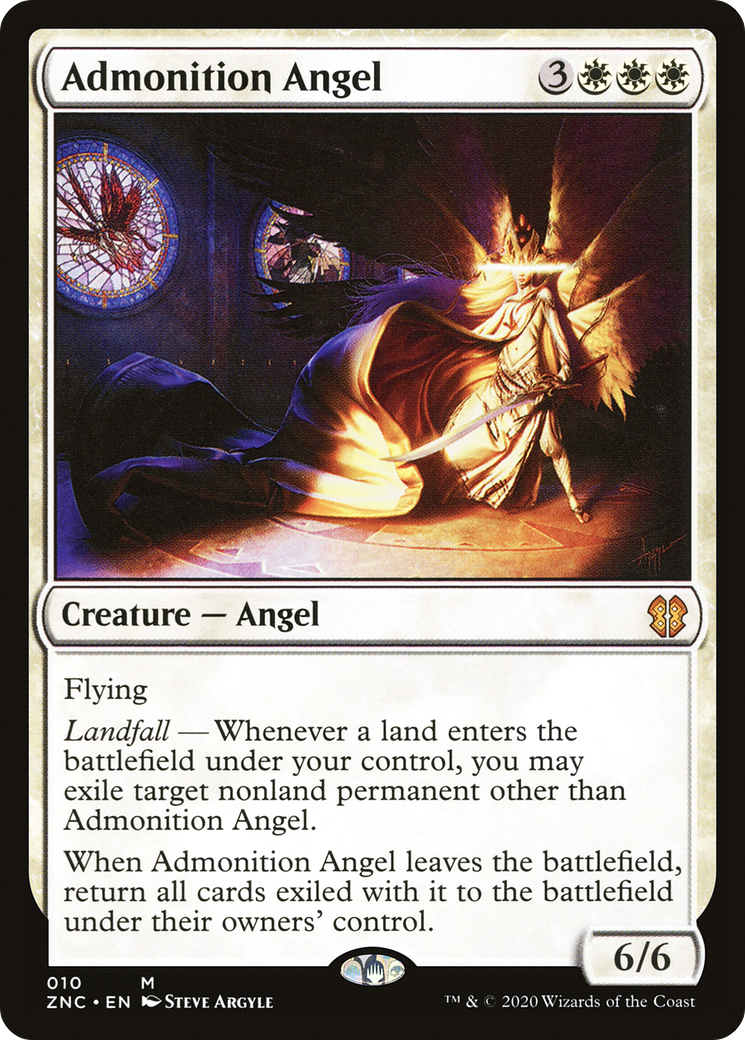 Admonition Angel [Zendikar Rising Commander]-1