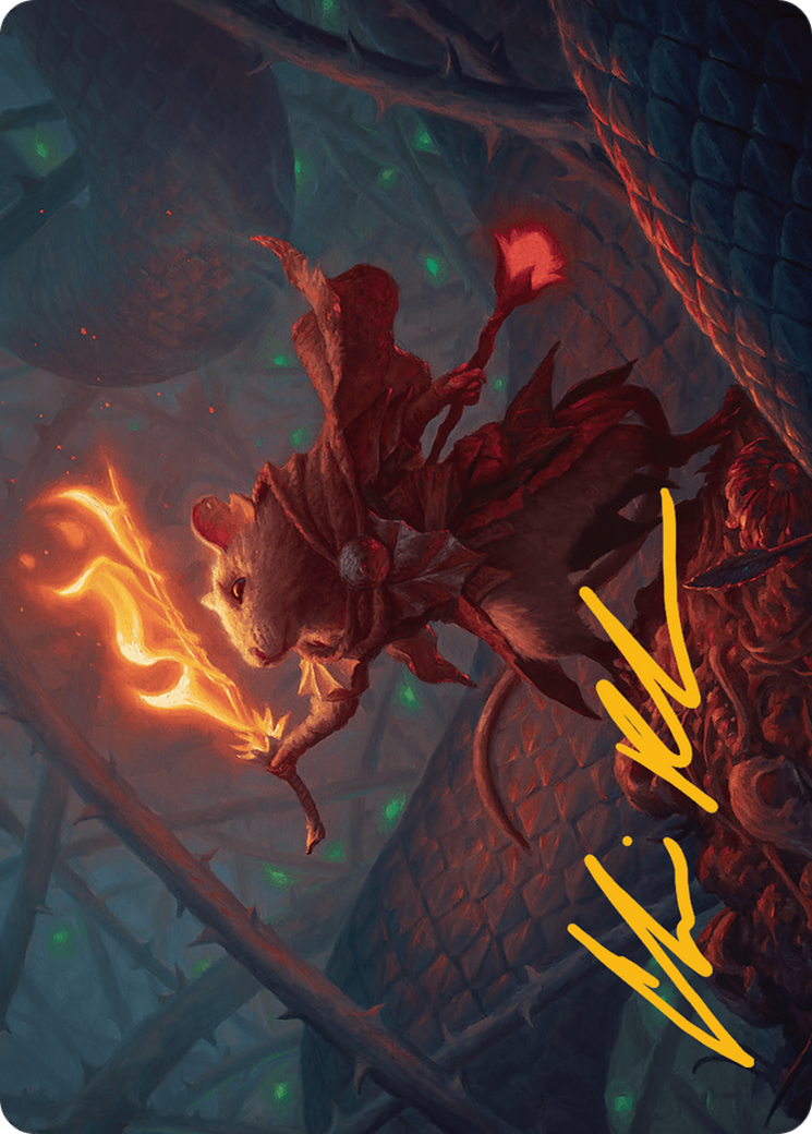 Emberheart Challenger // Emberheart Challenger (ABLB-019) - Bloomburrow Art Series (Borderless) Foil-3
