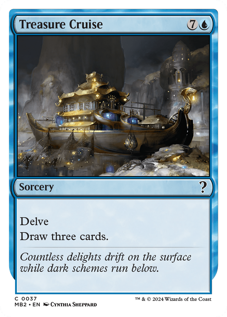 Treasure Cruise (White Border) (MB2-037) - Mystery Booster 2-1