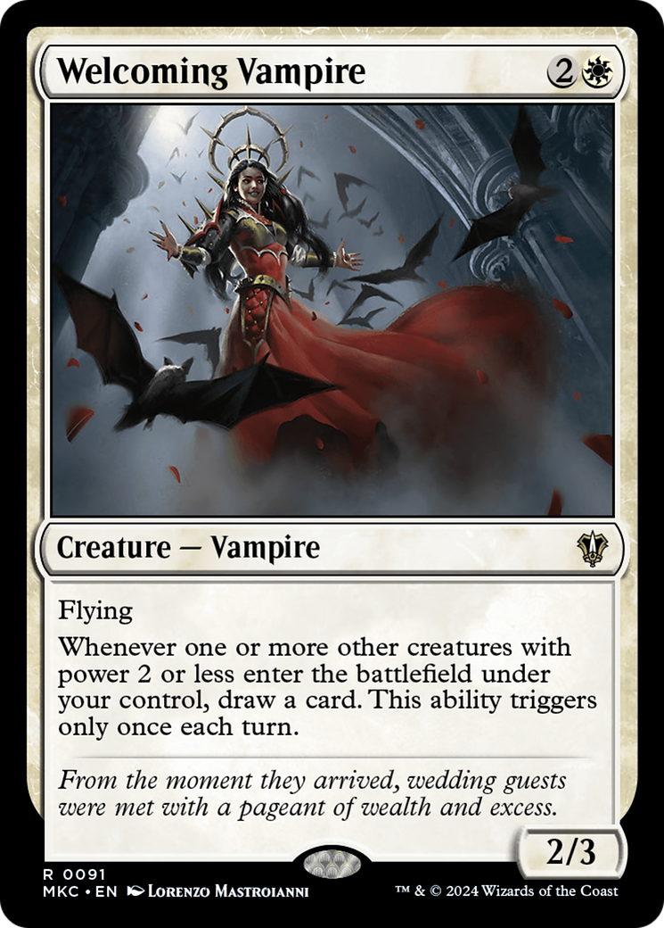Welcoming Vampire (MKC-091) - Murders at Karlov Manor Commander-1