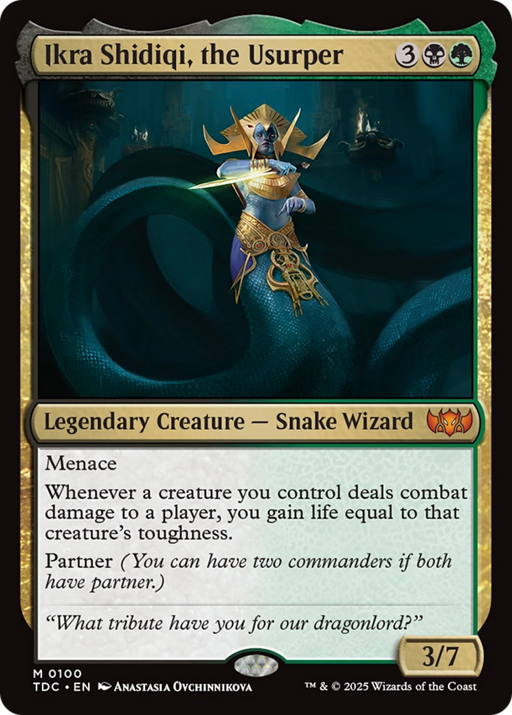 Ikra Shidiqi, the Usurper [Tarkir: Dragonstorm Commander]-1