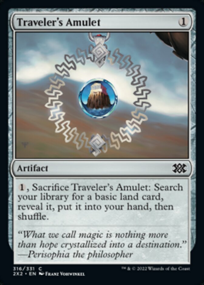Traveler's Amulet [Double Masters 2022]-1