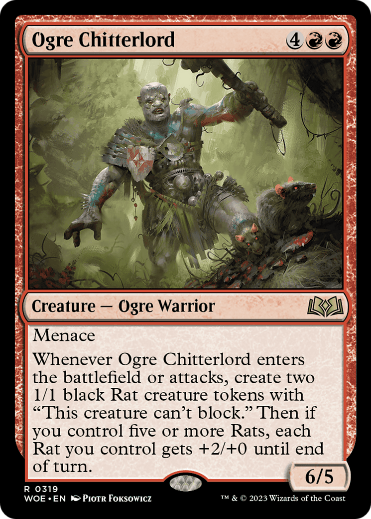 Ogre Chitterlord [Wilds of Eldraine]-1