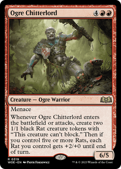 Ogre Chitterlord [Wilds of Eldraine]-1