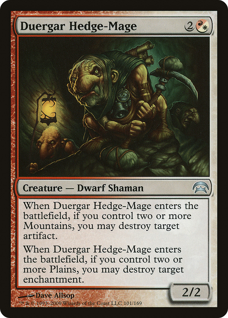 Duergar Hedge-Mage [Planechase]-1