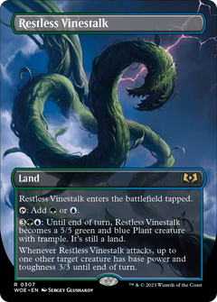 Restless Vinestalk (Borderless) [Wilds of Eldraine]-1
