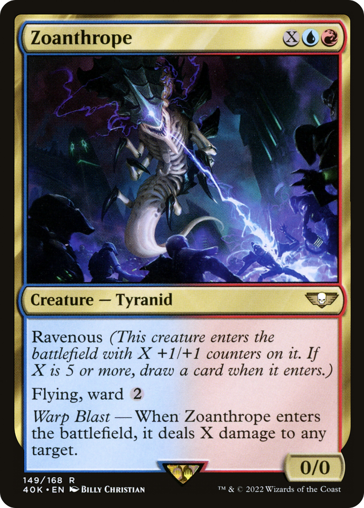 Zoanthrope (40K-149) - Warhammer 40,000 Commander-1