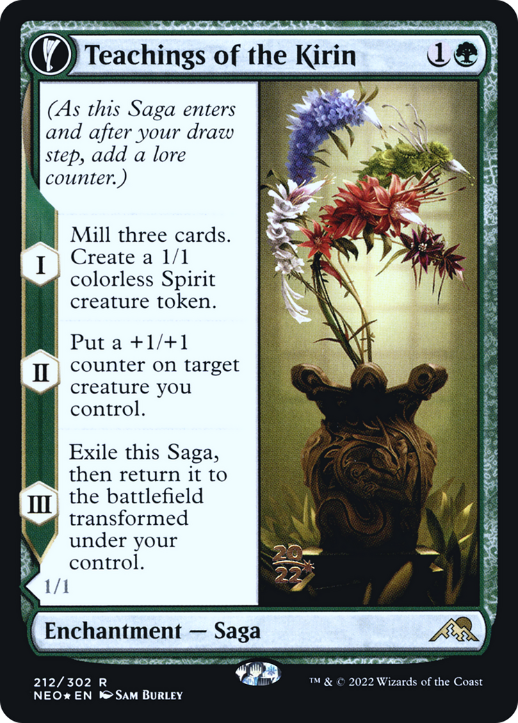 Teachings of the Kirin // Kirin-Touched Orochi [Kamigawa: Neon Dynasty Prerelease Promos]-3