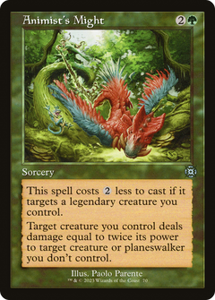 Animist's Might (Retro) [March of the Machine: The Aftermath]-1
