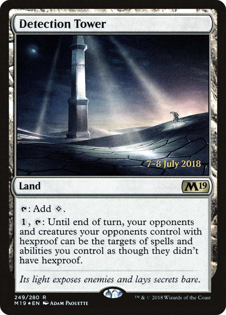 Detection Tower [Core Set 2019 Prerelease Promos]-1
