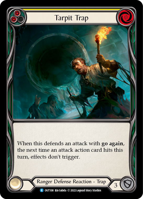 Tarpit Trap (Yellow) [OUT108] (Outsiders)  Rainbow Foil-2