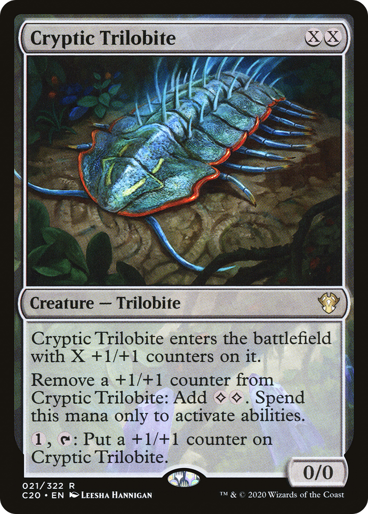 Cryptic Trilobite [Commander 2020]-1