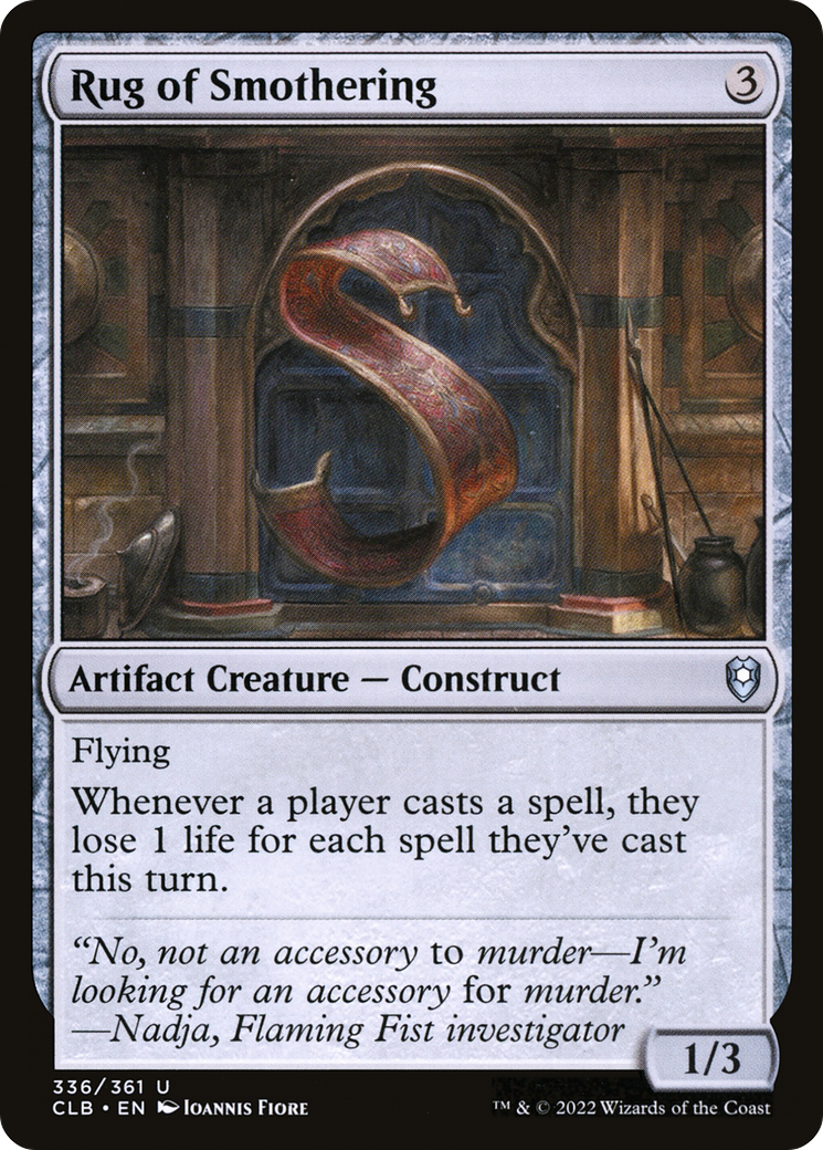 Rug of Smothering [Commander Legends: Battle for Baldur's Gate]-1