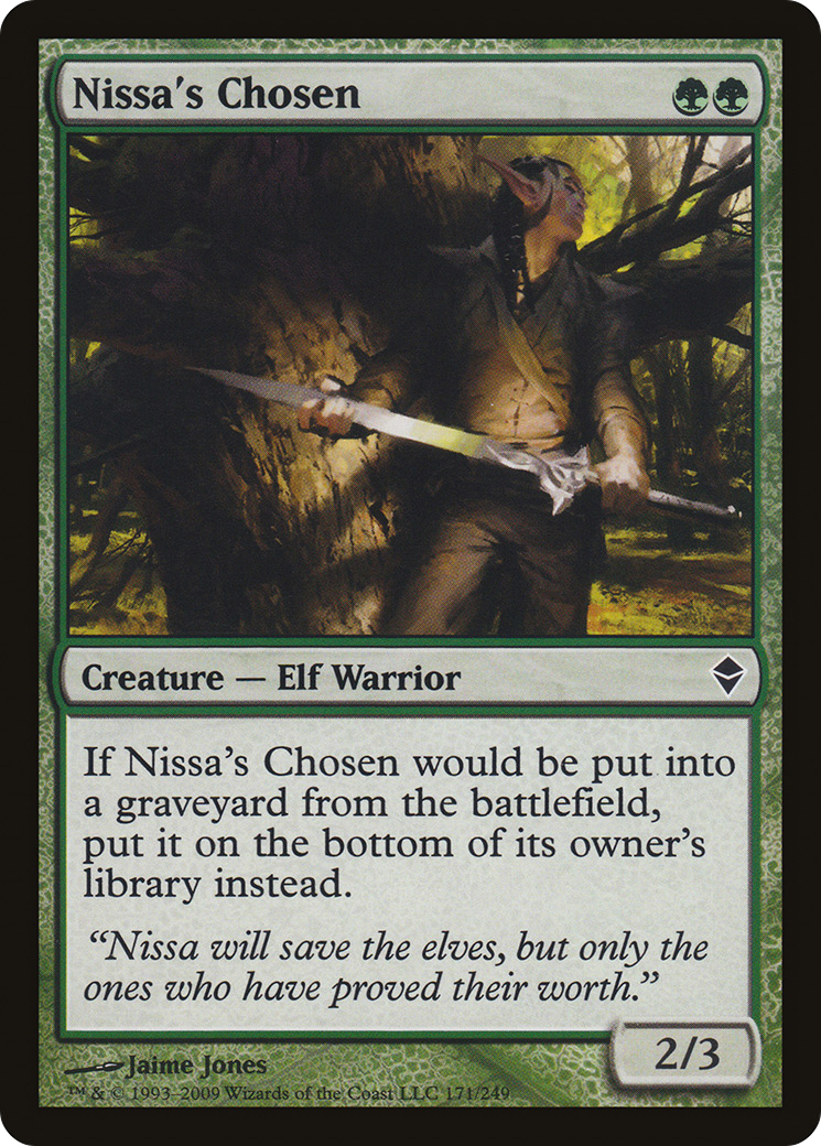 Nissa's Chosen [Zendikar]-1